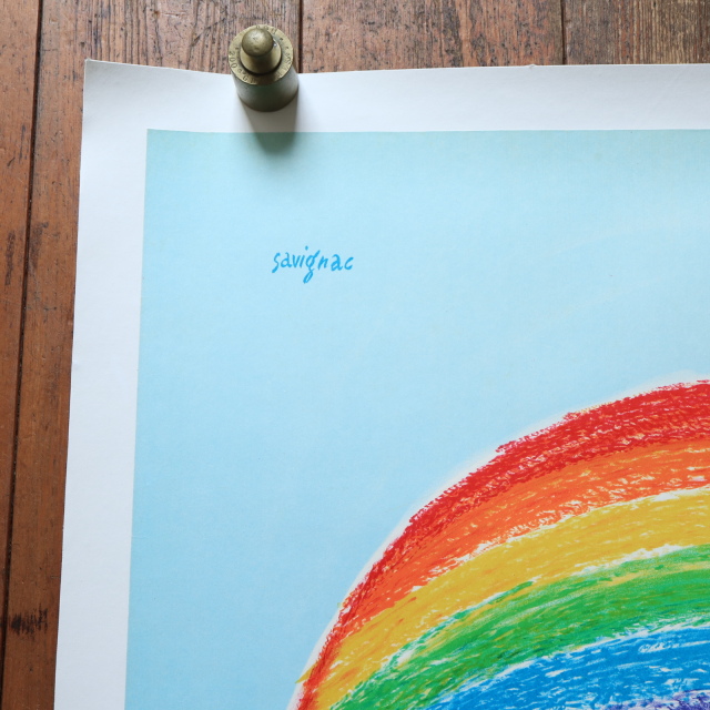 サヴィニャック リス CAISSE D'EPARGNE 貯蓄銀行 ヴィンテージポスター Savignac