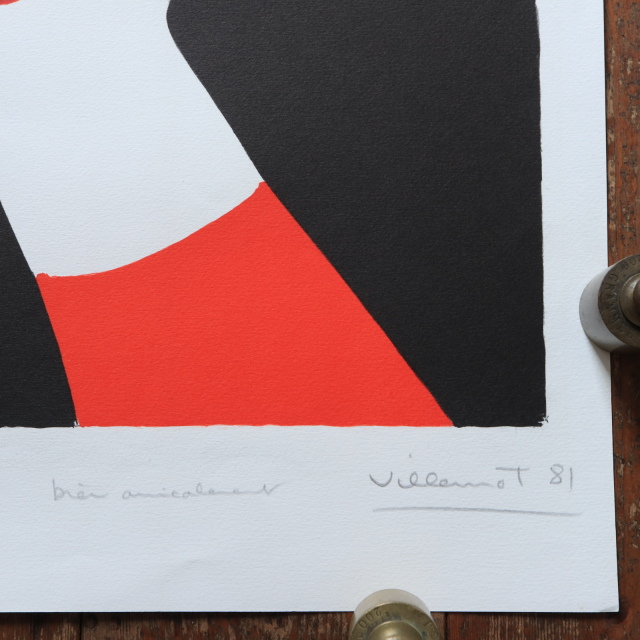 ヴェルナール・ヴィルモ リトグラフ ビンテージポスター クロス・アンド・ブラックウェル トマトソース Bernard Villemot