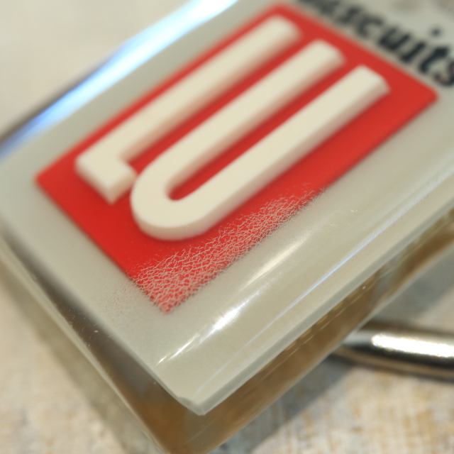 ブルボンキーホルダー LU ビスケット色