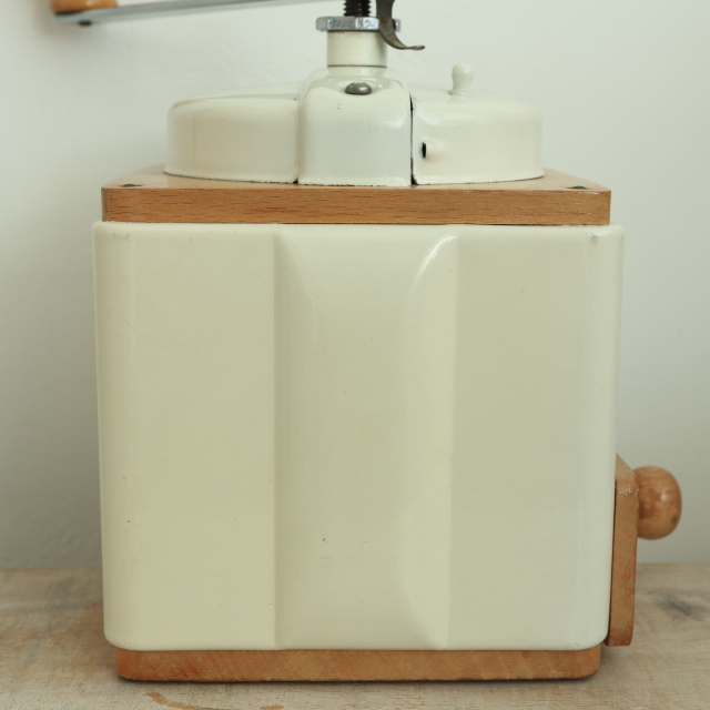 プジョー ビンテージ コーヒーミル ホワイト PEUGEOT