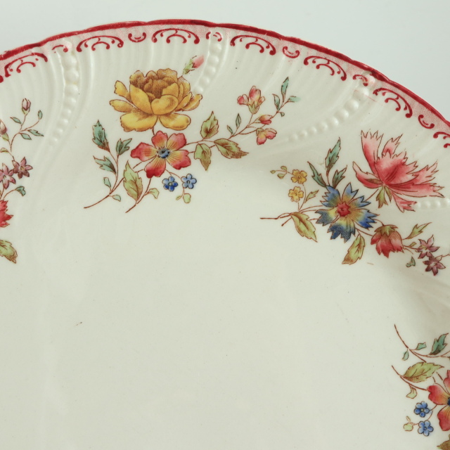 アンティークプレート デコール19 ディナー皿 DECOR19 フランス