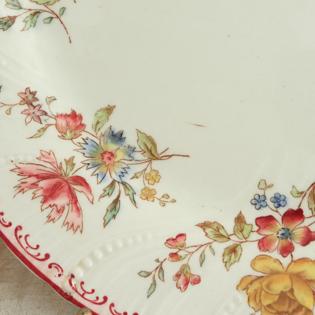 アンティークプレート デコール19 ディナー皿 DECOR19 フランス