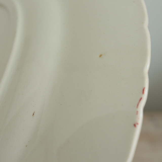 アンティークプレート デコール19 ディナー皿 DECOR19 フランス サルグミンヌ製 FAIENCERIES SARREGUEMINES