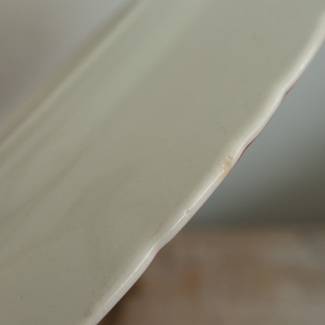 アンティークプレート デコール19 ディナー皿 DECOR19 フランス サルグミンヌ製 FAIENCERIES SARREGUEMINES