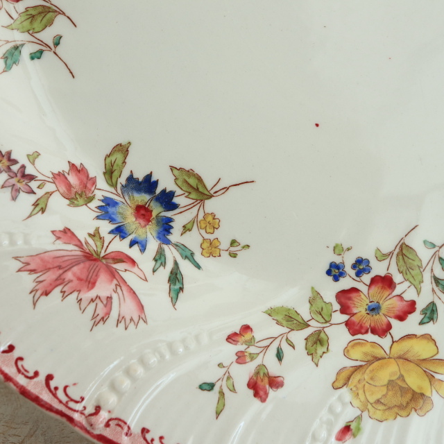 アンティークプレート デコール19 ディナー皿 DECOR19 フランス