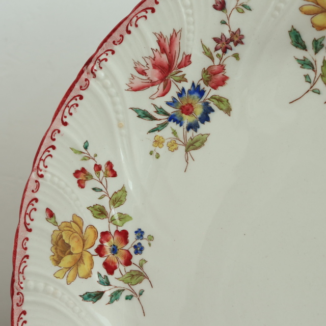 アンティークプレート デコール19 ディナー皿 DECOR19 フランス