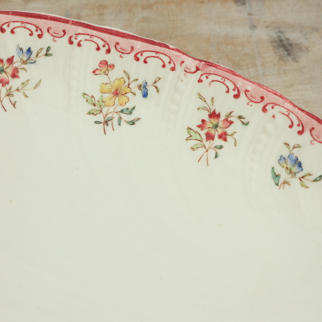 アンティーク ラヴィエ デコール19 シェル皿 DECOR19 フランス サルグミンヌ製 FAIENCERIES SARREGUEMINES