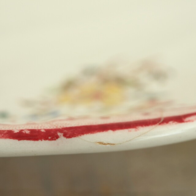 アンティーク ラヴィエ デコール19 シェル皿 DECOR19 フランス サルグミンヌ製 FAIENCERIES SARREGUEMINES