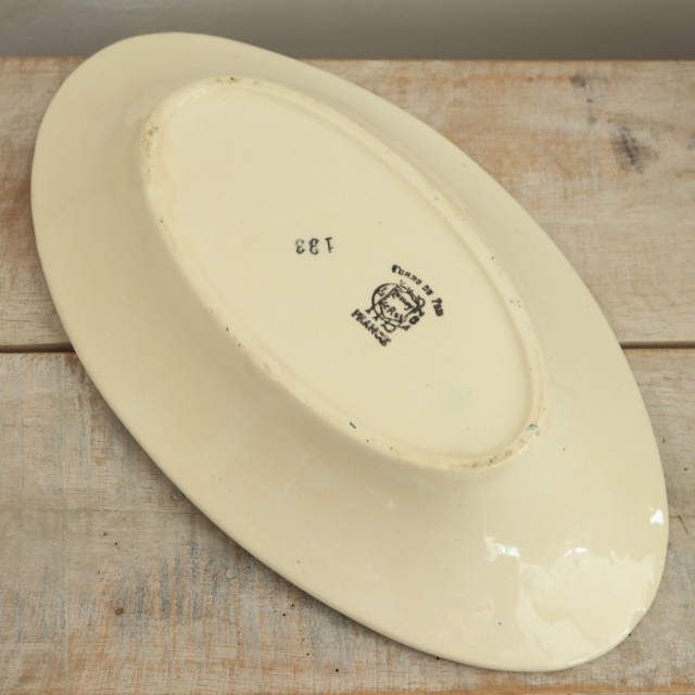 アンティーク ラヴィエ ミモザ オーバル皿 フランス