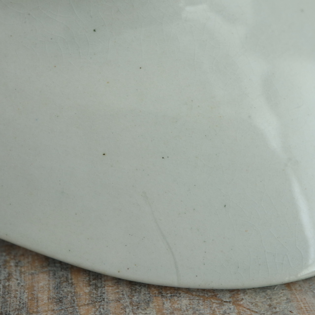 アンティーク ラヴィエ オーバル皿 CAIFFA フランス サンタマン製