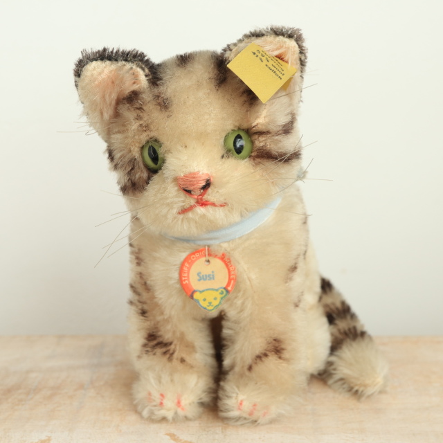 シュタイフ 伸びをしている子猫 ヴィンテージ シュタイフ 伸びをしている子猫 ヴィンテージ