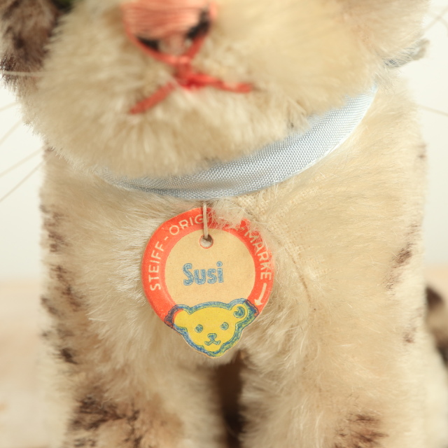 アンティーク シュタイフ ネコ Steiff Susi 14cm