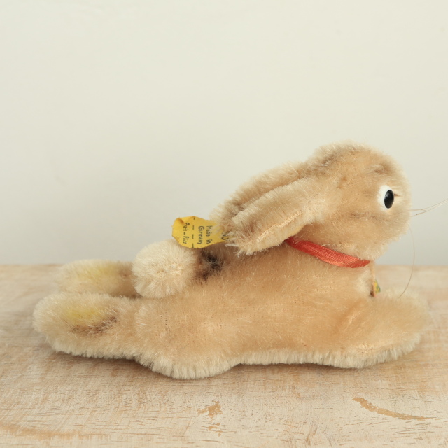 アンティーク シュタイフ ウサギ Steiff Lying Rabbit 6cm