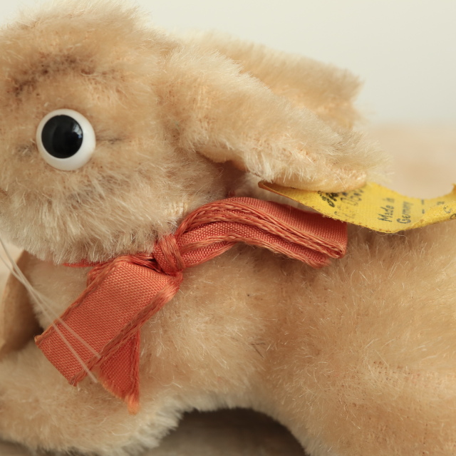 アンティーク シュタイフ ウサギ Steiff Lying Rabbit 6cm