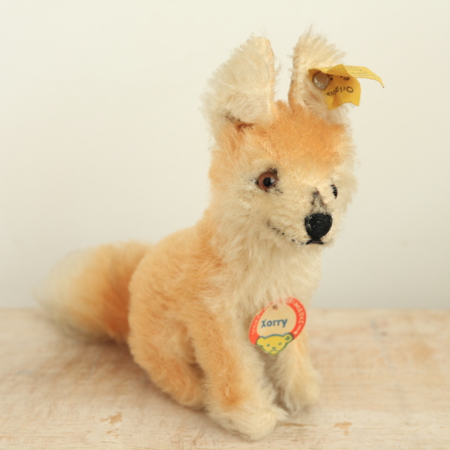 アンティーク シュタイフ キツネ Steiff Xorry 12cm