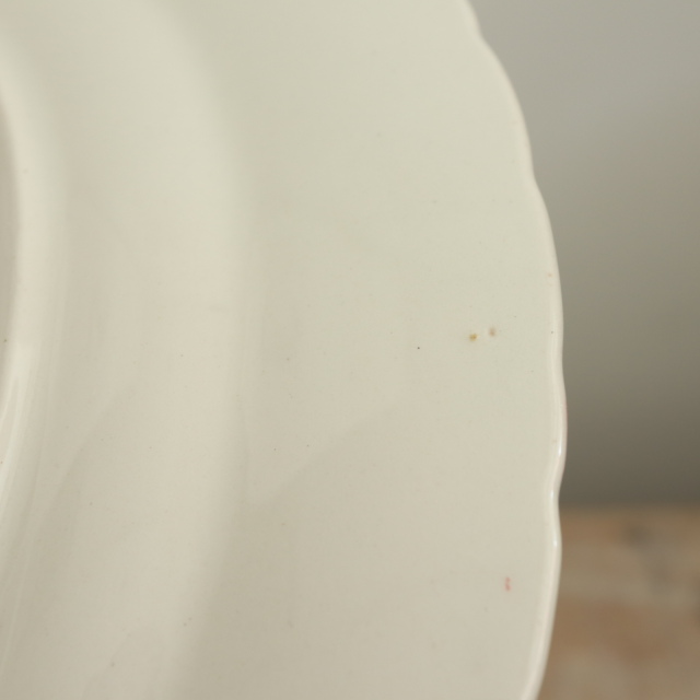 アンティークプレート デコール19 平皿 DECOR19 フランス サルグミンヌ製 FAIENCERIES SARREGUEMINES