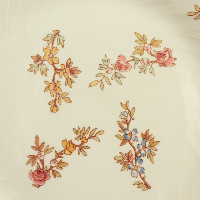 アンティークプレート ルイ15世 デザート皿 LOUIS XV フランス サルグミンヌ製 U&C SARREGUEMINES