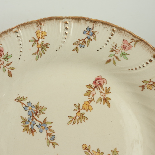 Sarreguemines　ルイ15世　プレート　フランスアンティーク【E】 U&C Sarreguemines【Louis XV】ルイ15世ガトープレート18cm_A