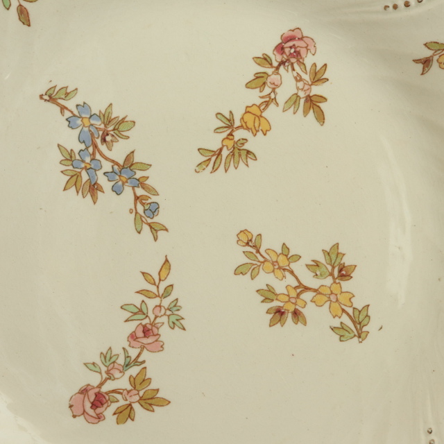 Sarreguemines　ルイ15世　プレート　フランスアンティーク【E】 アンティークプレート ルイ15世 デザート皿 LOUIS XV フランス