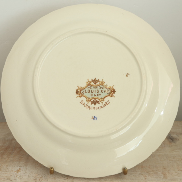 アンティークプレート ルイ15世 デザート皿 LOUIS XV フランス