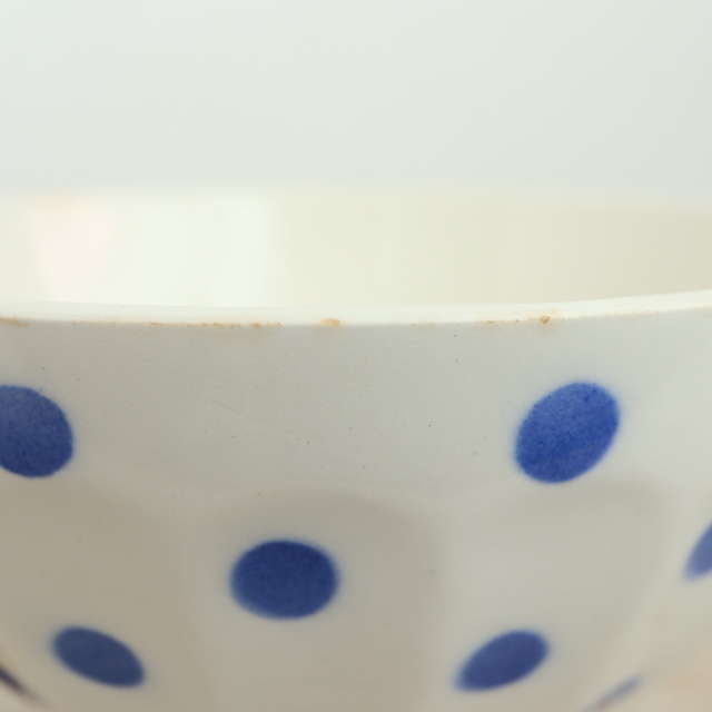 4千円値引 水玉カフェオレボウル フランス製アンティーク 4値引 水玉カフェオレボウル フランス製アンティーク