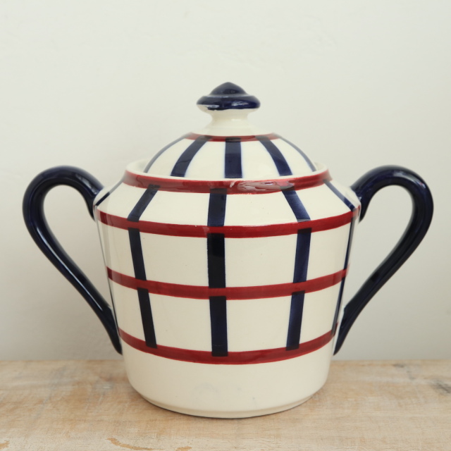 アンティーク シュクリエ バスク ベアルヌ BEARN フランス クレイユモントロー製 Creil Montereau