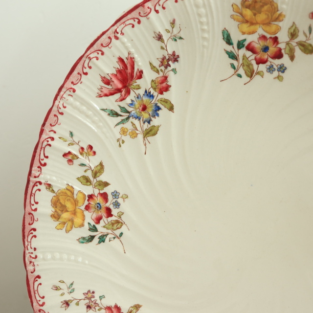 フランスアンティーク　サルグミンヌ　オクトゴナル　コンポティエ フランスアンティーク サルグミンヌ オクトゴナル コンポティエ