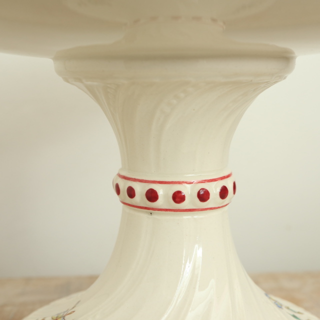 Sarreguemines Erable コンポティエ　フランスアンティーク Sarreguemines Erable コンポティエ フランスアンティーク