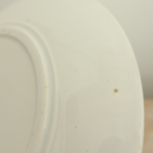 サルグミンヌ　フォンタンジュ　スーププレート　深皿　② フランスアンティークプレート サルグミンヌ フォンタンジュ青