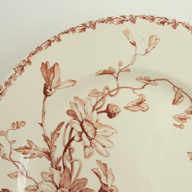 アンティーク プレート マーガレット 皿 MARGUERITE フランス リュネヴィル製 KG Luneville