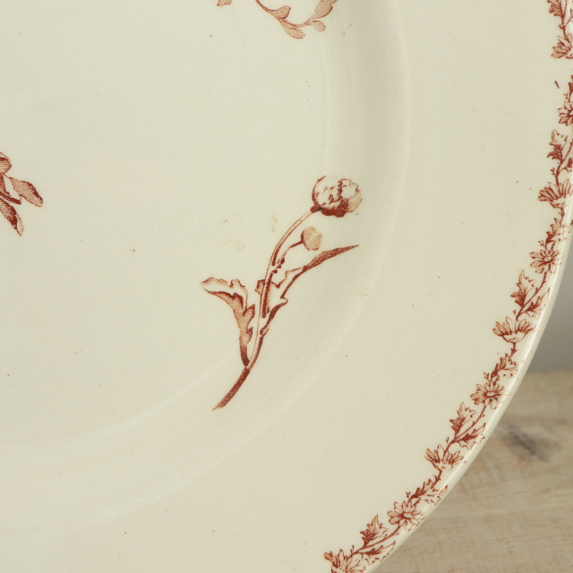 アンティーク プレート マーガレット 皿 MARGUERITE フランス リュネヴィル製 KG Luneville