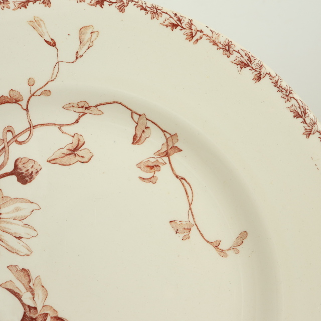 アンティーク プレート マーガレット 皿 MARGUERITE フランス リュネヴィル製 KG Luneville