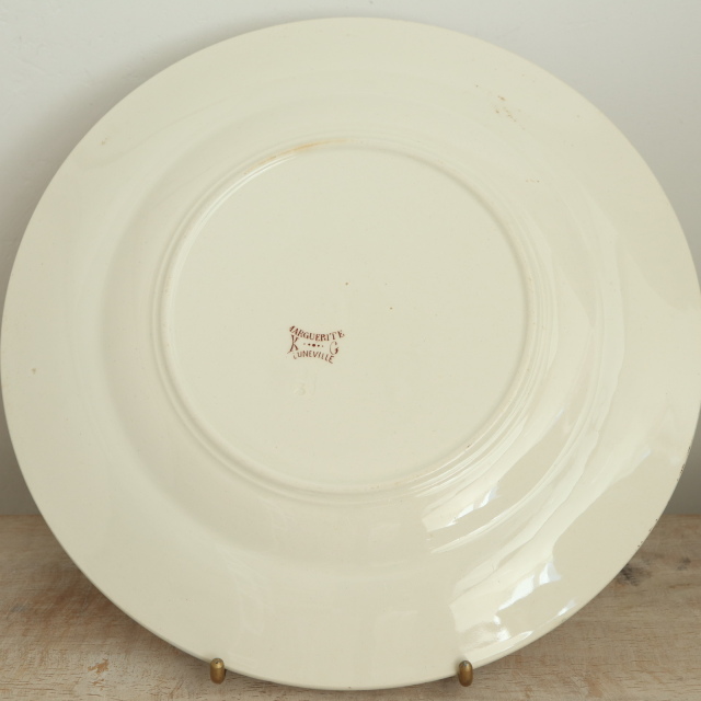 アンティーク プレート マーガレット 皿 MARGUERITE フランス リュネヴィル製 KG Luneville
