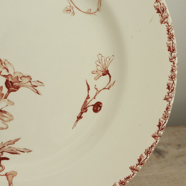 アンティーク プレート マーガレット 皿 MARGUERITE フランス リュネヴィル製 KG Luneville