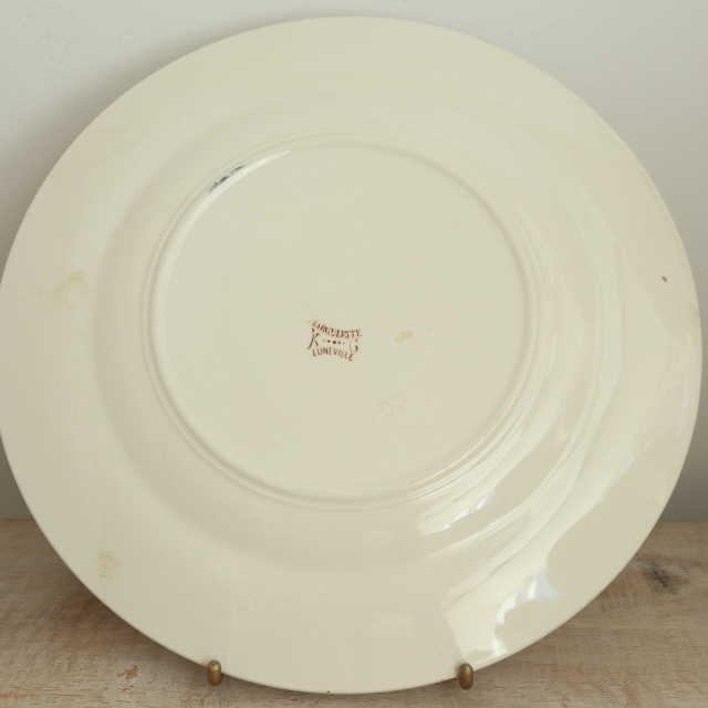 アンティーク プレート マーガレット 皿 MARGUERITE フランス リュネヴィル製 KG Luneville