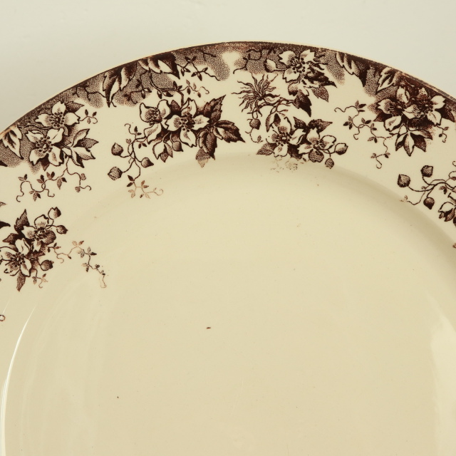 アンティーク プレート アルファン 皿 フランス サルグミンヌ製