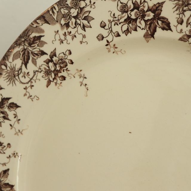 アンティーク プレート アルファン 皿 フランス サルグミンヌ製