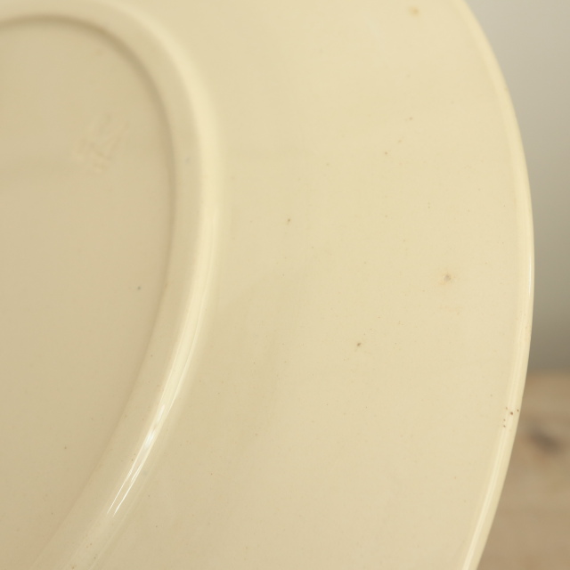 フランスアンティーク　サルグミンヌ　ALPHAND ディナープレート 2枚セット フランスアンティーク サルグミンヌ ALPHAND ディナープレート 2枚