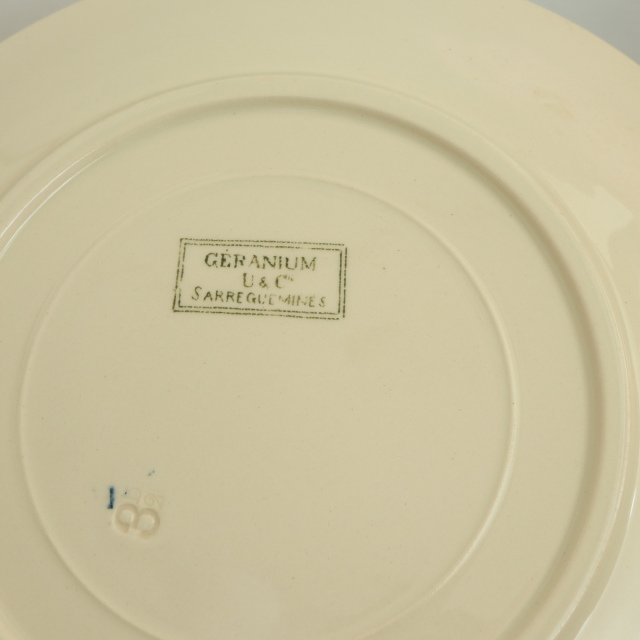 フランス雑貨☆サルグミンヌ ゼラニウム オーバルプレート 大皿 フランス雑貨☆サルグミンヌ ゼラニウム オーバルプレート 大皿