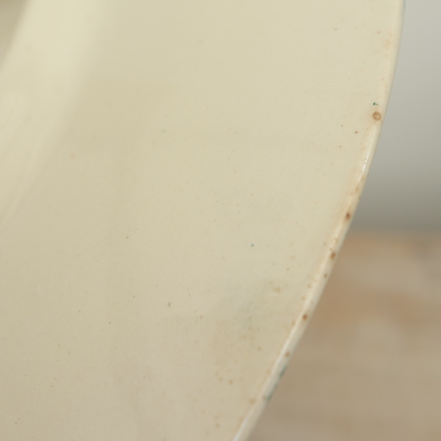 アンティークプレート イチジク 皿 FIQUIER フランス サルグミンヌ製 U&C SARREGUEMINES