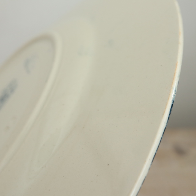 プレート　フランスアンティーク　LILLEリュネヴィル アンティーク プレート 皿 LILLE フランス リュネヴィル製 KG Luneville