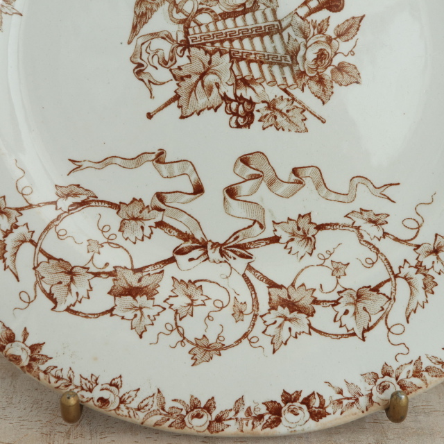 アンティーク プレート デザート皿 CRANIT フランス ショワジールロワ