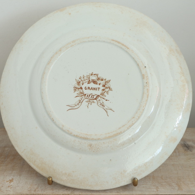 アンティーク プレート デザート皿 CRANIT フランス ショワジールロワ