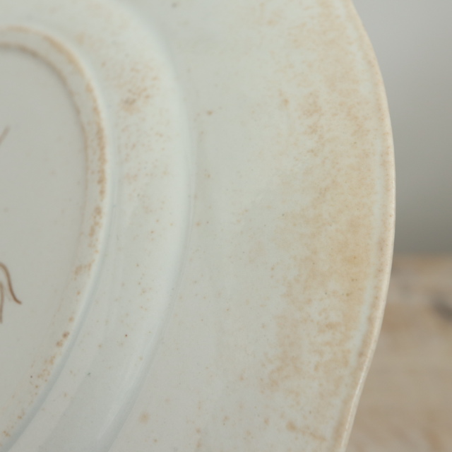 アンティーク プレート デザート皿 CRANIT フランス ショワジールロワ製 CHOISY LE ROI