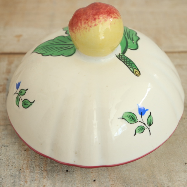 シュクリエ ハンドペイント シュガーポット フランス リュネヴィル製 KG Luneville