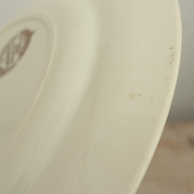 アンティーク プレート 皿 Emile bourgeois フランス ショワジールロワ製 CHOISY LE ROI