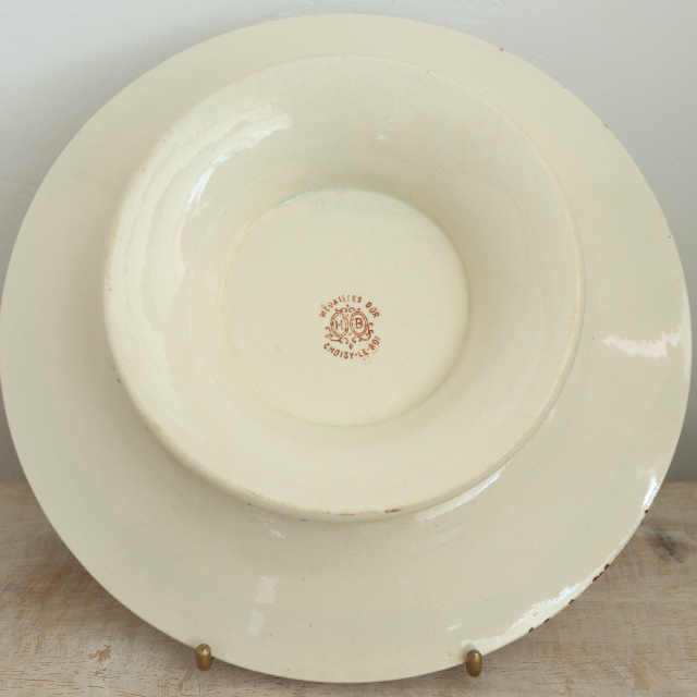 Choisy le Roi 燕のアンティークコンポティエ コンポティエ Choisy-le-Roi(ショワジールロワ) Japonnais 枯れ