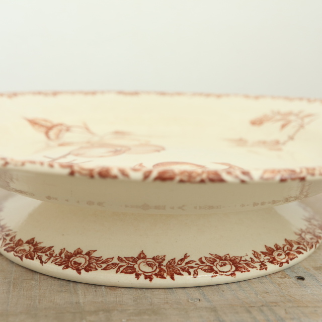 Choisy le Roi 燕のアンティークコンポティエ コンポティエ Choisy-le-Roi(ショワジールロワ) Japonnais 枯れ