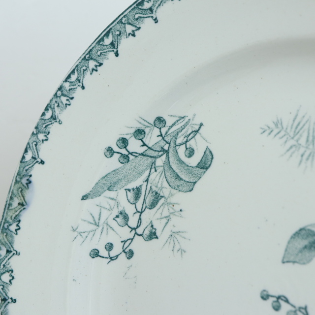 アンティーク プレート スズラン デザート皿 MUGUET フランス