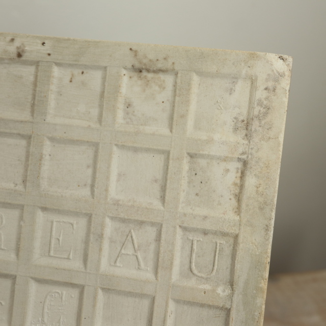 アンティーク タイル アイビー フランス クレイユモントロー製 Creil Montereau